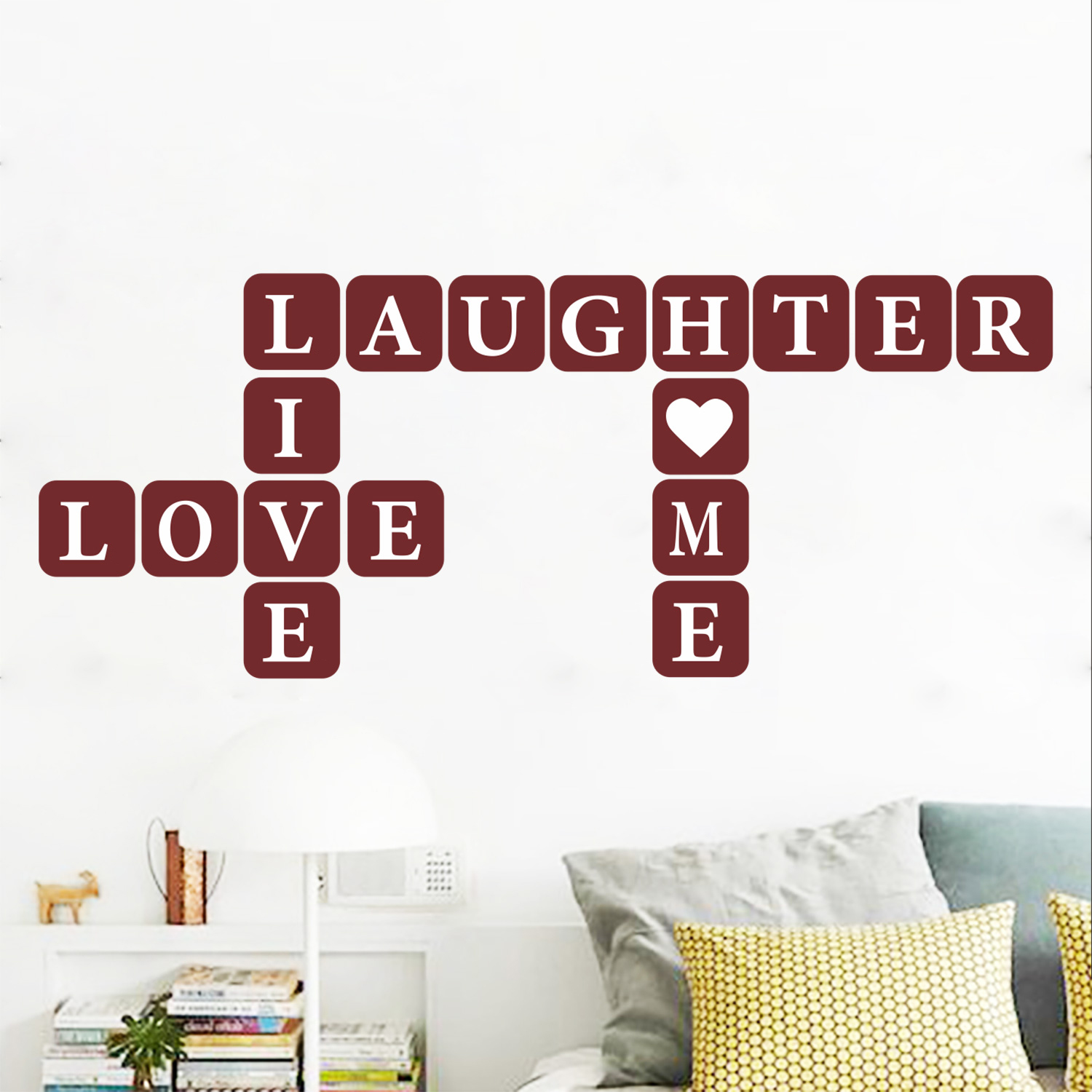 Wall Sticker Wall Decal Sticker Bedroom Love is.. people 2 name 60